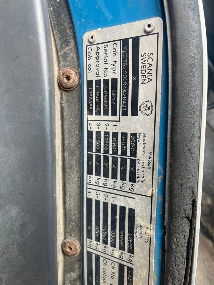 Camión volquete Scania 94D 260 6x2 Rigid: foto 12 Camión volquete Scania 94D 260 6x2 Rigid: foto 12