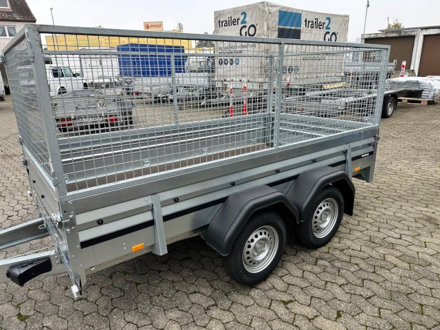 Brenderup Tieflader 2300S Stahl mit Laubgitter, 2,0 to. 3010x1530x400mm - Remolque de coche: foto 4 Brenderup Tieflader 2300S Stahl mit Laubgitter, 2,0 to. 3010x1530x400mm - Remolque de coche: foto 4