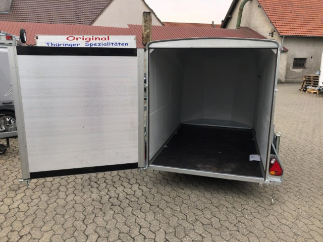 Remolque caja cerrada nuevo Cheval Liberte Debon Cargo 2 Poly + Türe schwarz 1300 kg, 100 km/h, 300x155x168cm: foto 7 Remolque caja cerrada nuevo Cheval Liberte Debon Cargo 2 Poly + Türe schwarz 1300 kg, 100 km/h, 300x155x168cm: foto 7