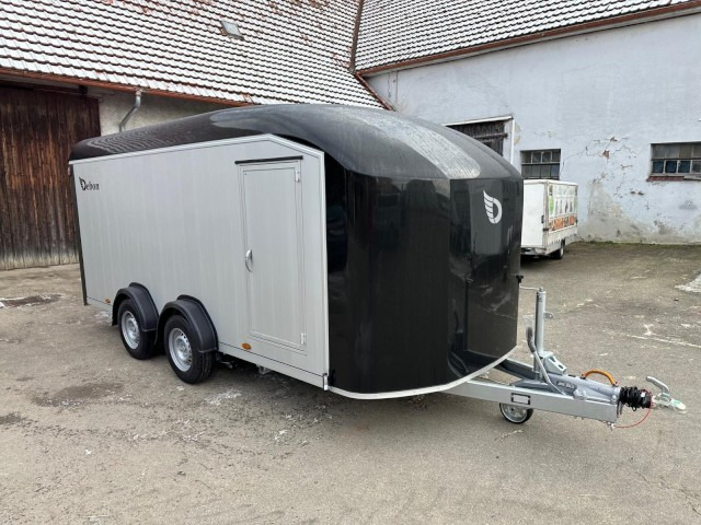 Cheval Liberte Debon Roadster 900 Alu + Türe 3500 kg, 100 km/h, 495x202x202cm - Remolque caja cerrada: foto 1 Cheval Liberte Debon Roadster 900 Alu + Türe 3500 kg, 100 km/h, 495x202x202cm - Remolque caja cerrada: foto 1