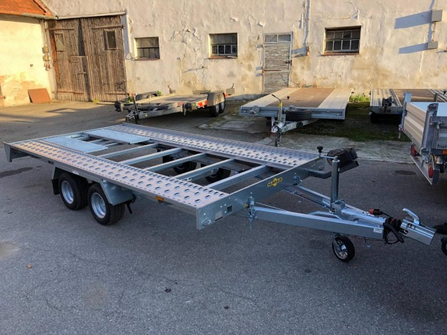 Humbaur Autotransportanhänger FTK 204022, 4000 x 2000 x 50 mm, 2,0 to. - Remolque portavehículos: foto 2 Humbaur Autotransportanhänger FTK 204022, 4000 x 2000 x 50 mm, 2,0 to. - Remolque portavehículos: foto 2