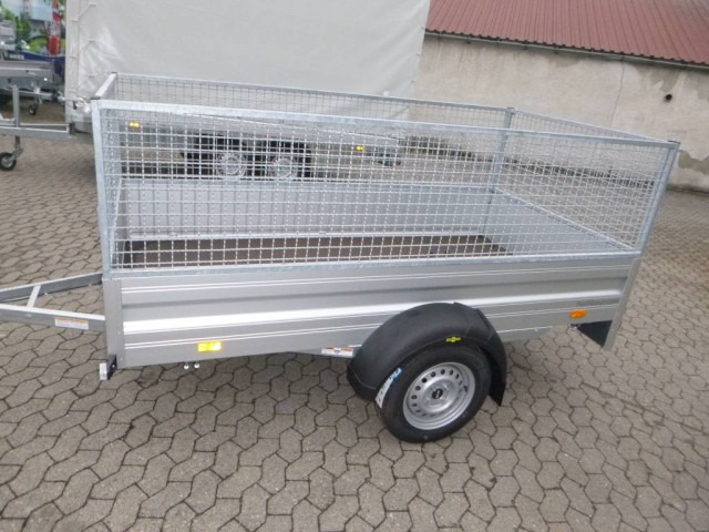 Humbaur HA 752513 mit Laubgitter, 750 kg, 2510 x 1310 x 350 mm - Remolque de coche: foto 2 Humbaur HA 752513 mit Laubgitter, 750 kg, 2510 x 1310 x 350 mm - Remolque de coche: foto 2
