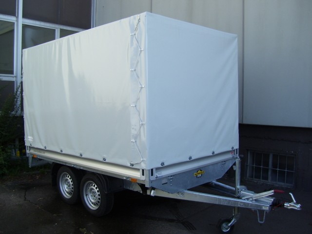 Humbaur HT 253118 Hochlader 2,5 to. mit Hochplane 200 cm - Remolque de coche: foto 1 Humbaur HT 253118 Hochlader 2,5 to. mit Hochplane 200 cm - Remolque de coche: foto 1