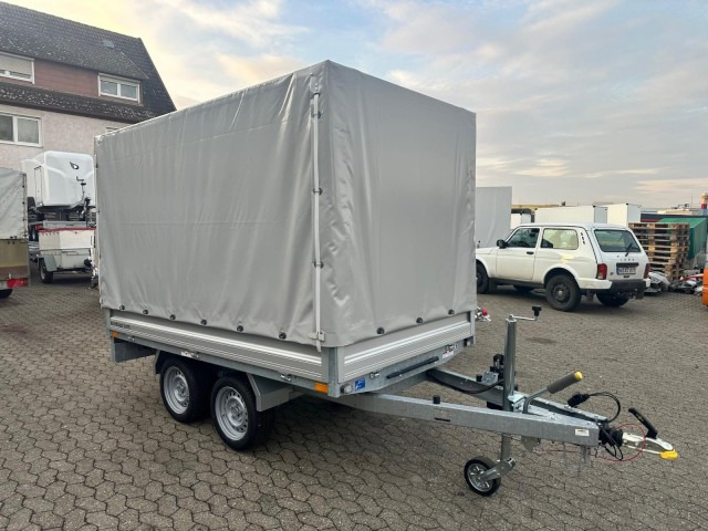 Humbaur HUK 272715 Heckkipper 2,7 t. mit Hochplane 2680 x 1500 x 300mm - Remolque volquete: foto 1 Humbaur HUK 272715 Heckkipper 2,7 t. mit Hochplane 2680 x 1500 x 300mm - Remolque volquete: foto 1