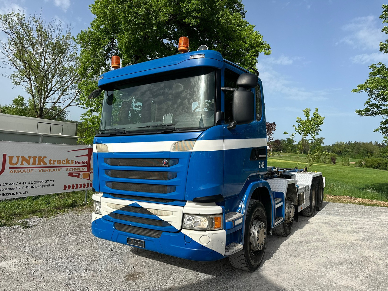 SCANIA G450 8x4 Abrollkipper - Camión multibasculante: foto 1 SCANIA G450 8x4 Abrollkipper - Camión multibasculante: foto 1