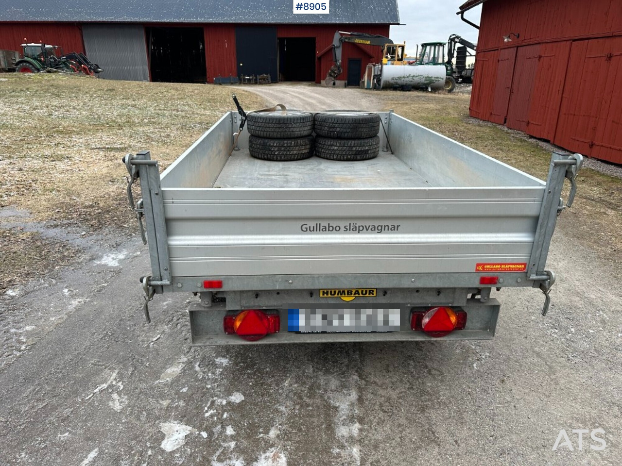 Hydraulic tipping trailer, Humbaur Garant 2500 - Remolque volquete: foto 4 Hydraulic tipping trailer, Humbaur Garant 2500 - Remolque volquete: foto 4