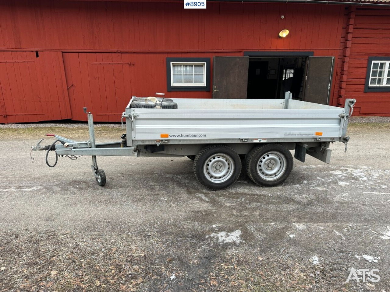 Hydraulic tipping trailer, Humbaur Garant 2500 - Remolque volquete: foto 2 Hydraulic tipping trailer, Humbaur Garant 2500 - Remolque volquete: foto 2