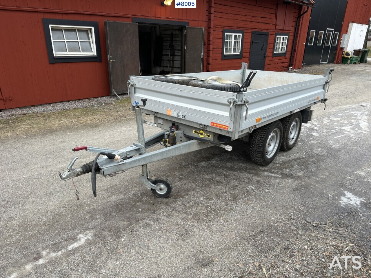 Hydraulic tipping trailer, Humbaur Garant 2500 - Remolque volquete: foto 1 Hydraulic tipping trailer, Humbaur Garant 2500 - Remolque volquete: foto 1