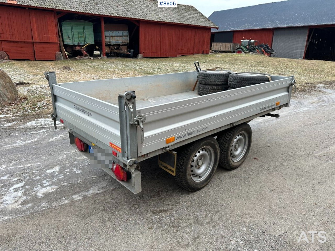 Hydraulic tipping trailer, Humbaur Garant 2500 - Remolque volquete: foto 5 Hydraulic tipping trailer, Humbaur Garant 2500 - Remolque volquete: foto 5