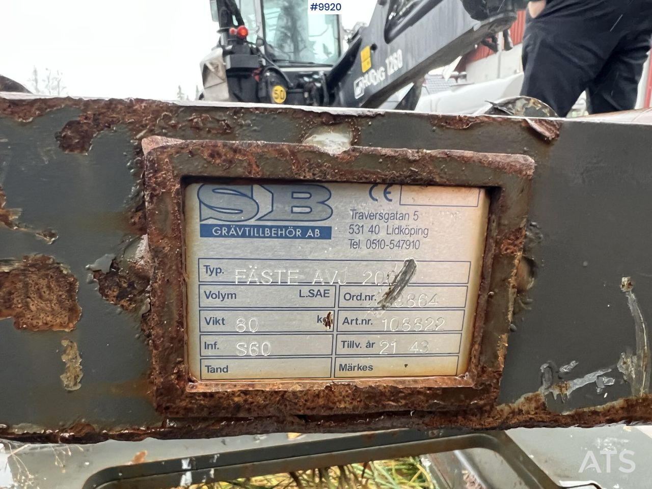 SB Leveling Beam 2500 with S60 Mount - Implemento para Maquinaria de construcción: foto 5 SB Leveling Beam 2500 with S60 Mount - Implemento para Maquinaria de construcción: foto 5