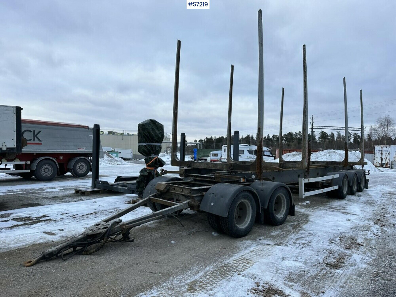 Logging trailer 5-axles, Parator SV 18-24 - Remolque maderero: foto 1 Logging trailer 5-axles, Parator SV 18-24 - Remolque maderero: foto 1