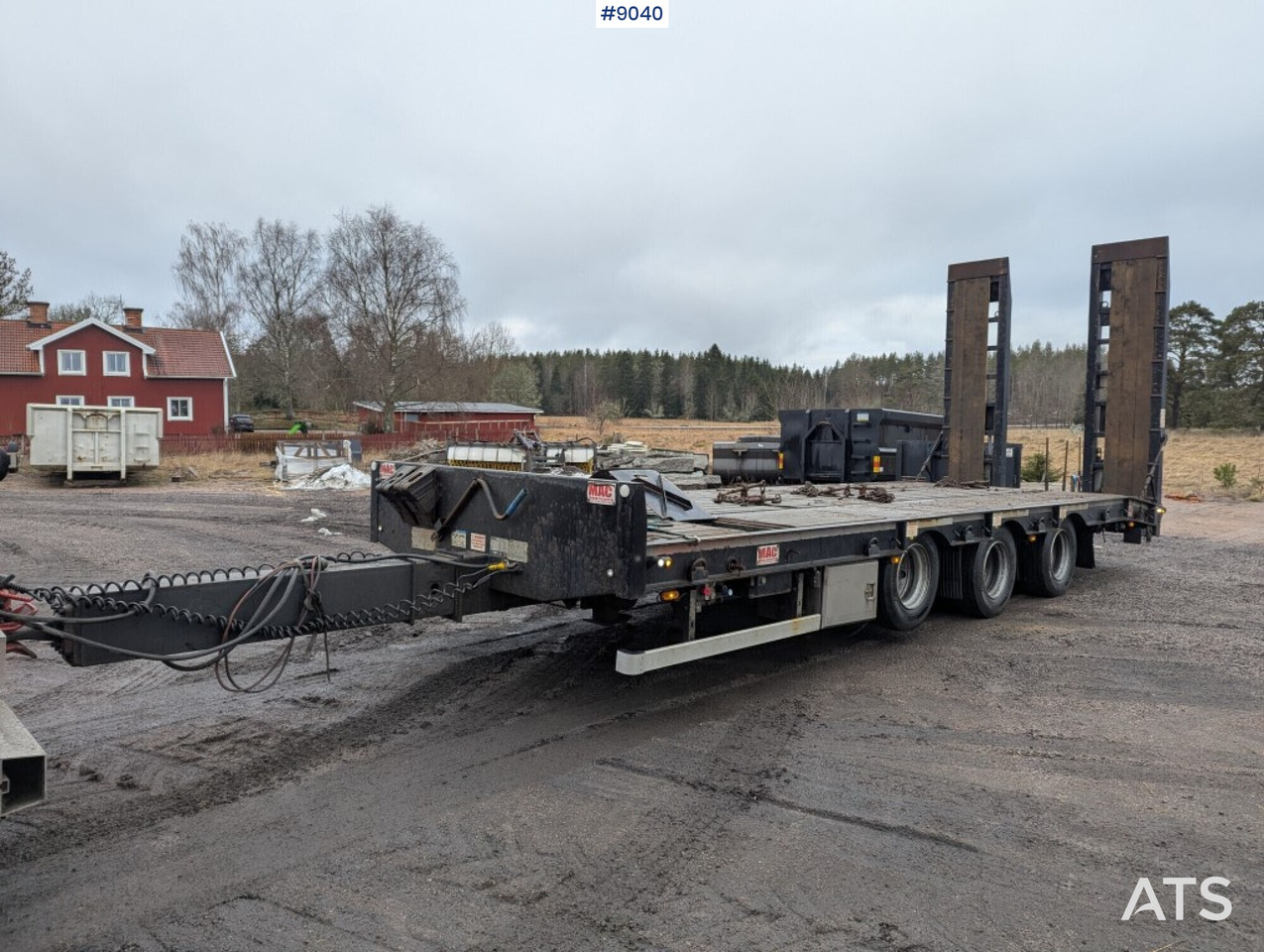 Machine trailer MCCALULEY (See Video) - Remolque góndola rebajadas: foto 1 Machine trailer MCCALULEY (See Video) - Remolque góndola rebajadas: foto 1