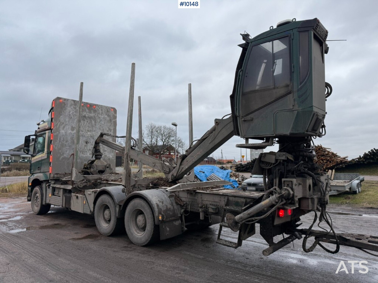 Timber truck with crane Mercedes Benz Arocs 3358 - Camión forestal, Camión grúa: foto 5 Timber truck with crane Mercedes Benz Arocs 3358 - Camión forestal, Camión grúa: foto 5
