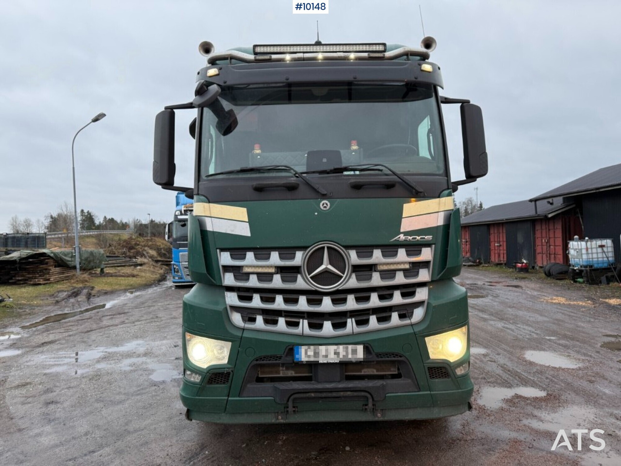 Timber truck with crane Mercedes Benz Arocs 3358 - Camión forestal, Camión grúa: foto 3 Timber truck with crane Mercedes Benz Arocs 3358 - Camión forestal, Camión grúa: foto 3