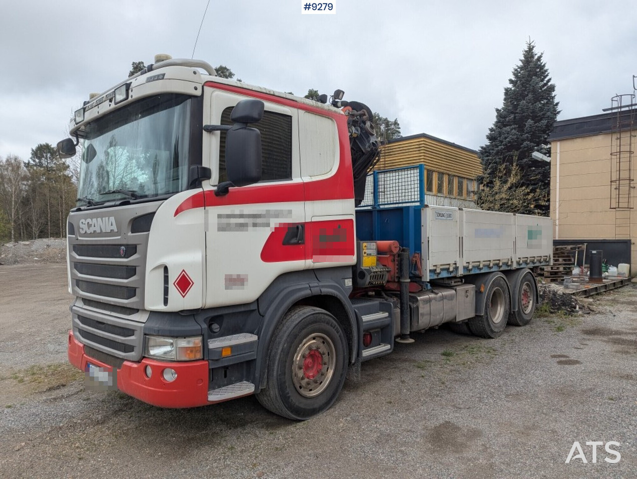 Tipper and crane Truck Scania R360 6X2 - Camión volquete: foto 1 Tipper and crane Truck Scania R360 6X2 - Camión volquete: foto 1