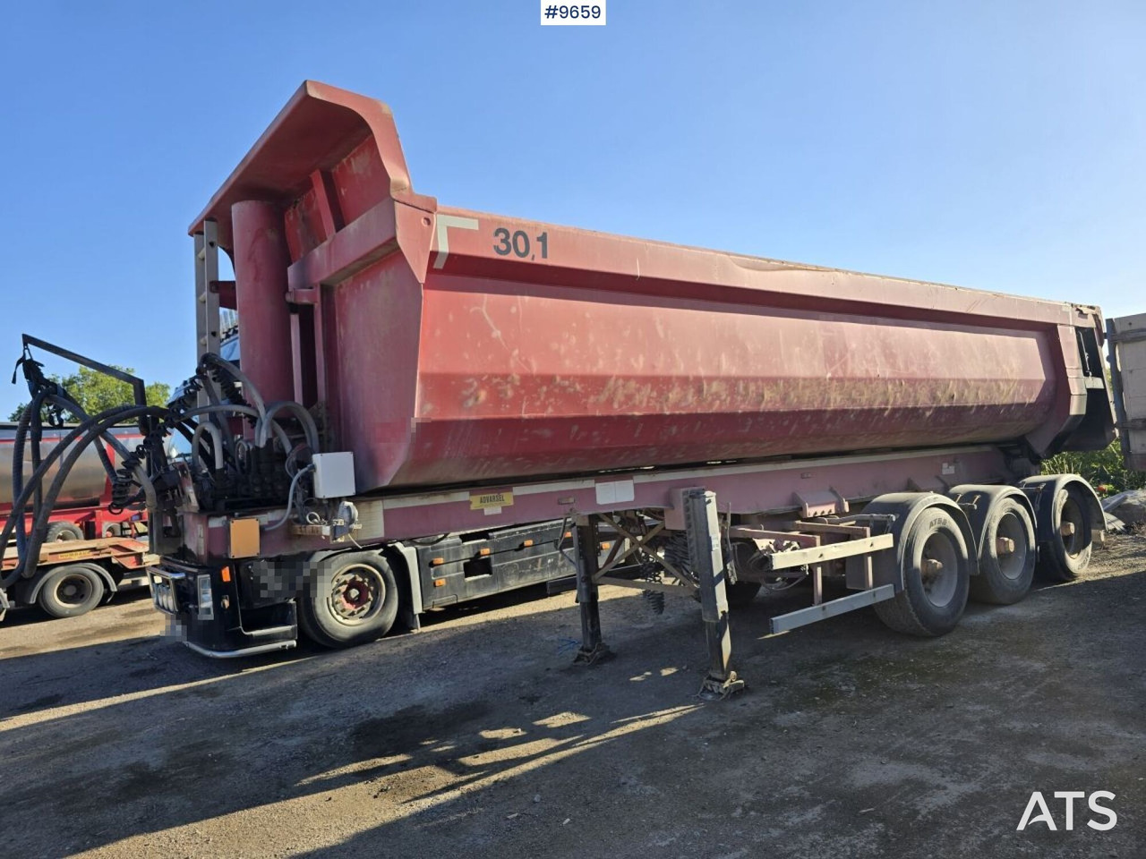 Tipper trailer Damm SE-42T - Semirremolque volquete: foto 1 Tipper trailer Damm SE-42T - Semirremolque volquete: foto 1