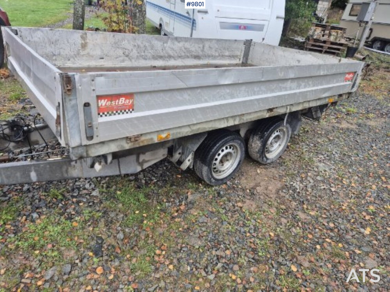 Trailer with tipper Agados Atlas 3500 - Remolque volquete: foto 1 Trailer with tipper Agados Atlas 3500 - Remolque volquete: foto 1