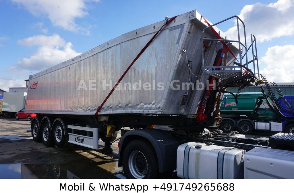 Fliegl DHKA 390 Alu *40m³/1.Liftachse/Alcoa/Podest - Semirremolque volquete: foto 1 Fliegl DHKA 390 Alu *40m³/1.Liftachse/Alcoa/Podest - Semirremolque volquete: foto 1