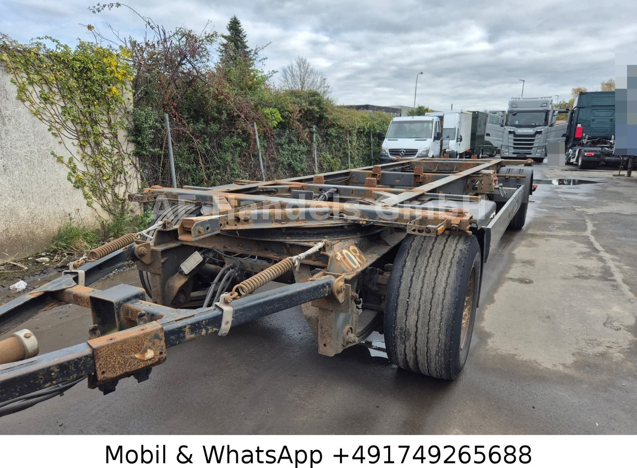 Krone AZW 18 BDF Drehschermel*Scheibenbremsen/VollLuft - Remolque portacontenedore/ Intercambiable: foto 1 Krone AZW 18 BDF Drehschermel*Scheibenbremsen/VollLuft - Remolque portacontenedore/ Intercambiable: foto 1