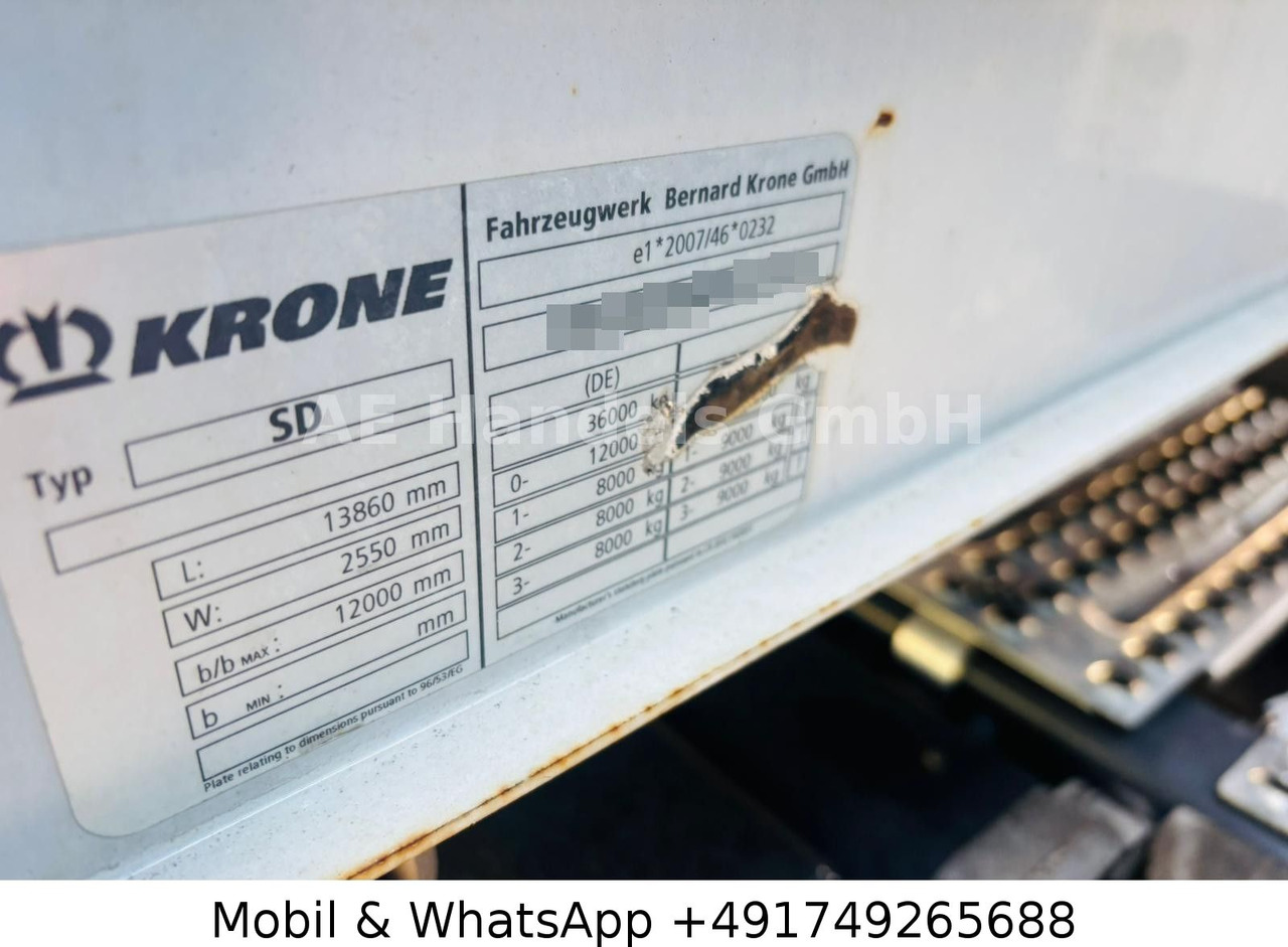 Semirremolque lona Krone SD CodeXL *Edscha/Tautliner/Lift/Palettenkasten: foto 12 Semirremolque lona Krone SD CodeXL *Edscha/Tautliner/Lift/Palettenkasten: foto 12