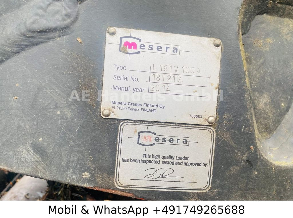 Maquinaria forestal Gremo 1050 H Harvester 8x8 *Mesera/Cunnins: foto 15