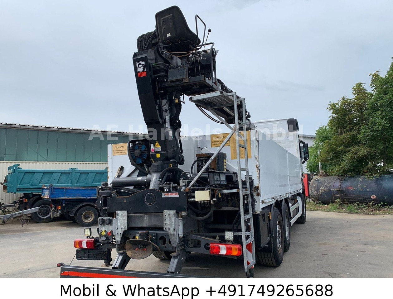 Mercedes-Benz Actros IV 2646 L LL 6x2 *Retarder/Hiab-177K-Pro - Camión caja abierta, Camión grúa: foto 5 Mercedes-Benz Actros IV 2646 L LL 6x2 *Retarder/Hiab-177K-Pro - Camión caja abierta, Camión grúa: foto 5