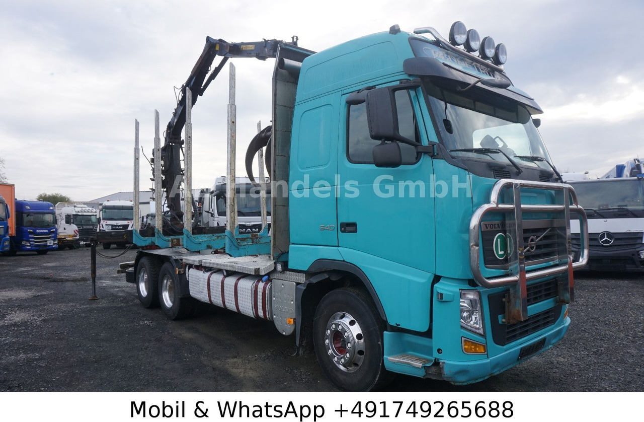 Volvo FH 540 Globe BL 6x4 Hiab 115z-80 *VEB+/AHK - Camión forestal, Camión grúa: foto 1 Volvo FH 540 Globe BL 6x4 Hiab 115z-80 *VEB+/AHK - Camión forestal, Camión grúa: foto 1