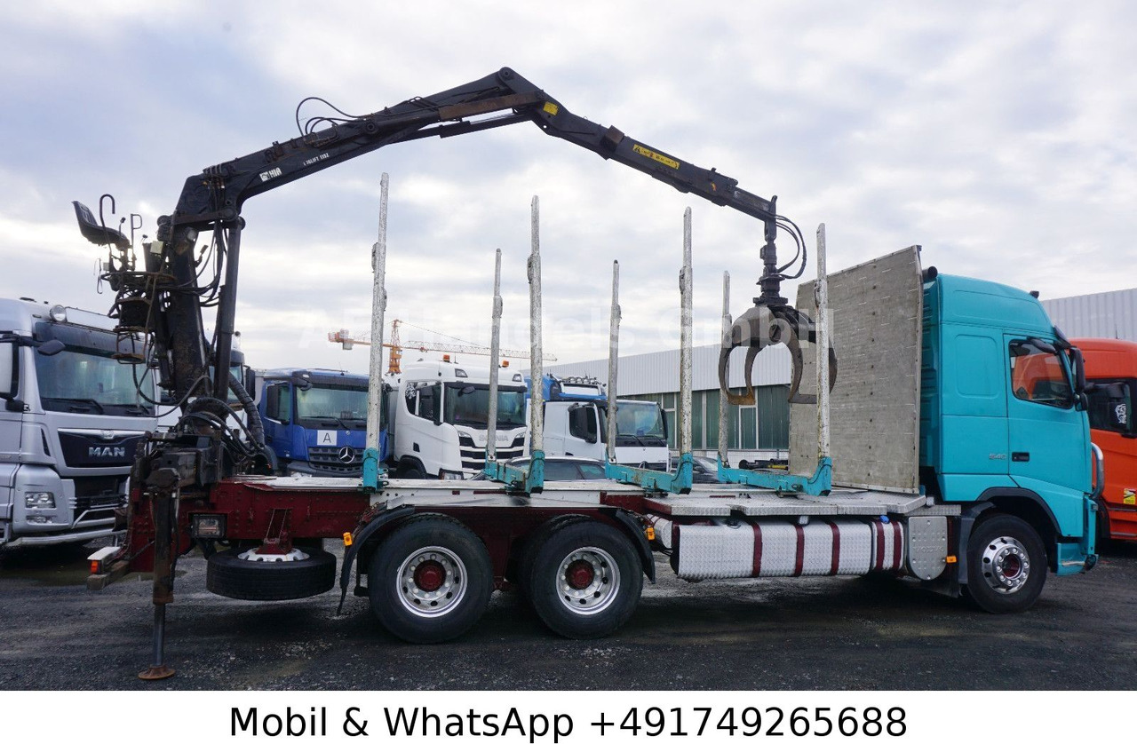 Volvo FH 540 Globe BL 6x4 Hiab 115z-80 *VEB+/AHK - Camión forestal, Camión grúa: foto 3 Volvo FH 540 Globe BL 6x4 Hiab 115z-80 *VEB+/AHK - Camión forestal, Camión grúa: foto 3