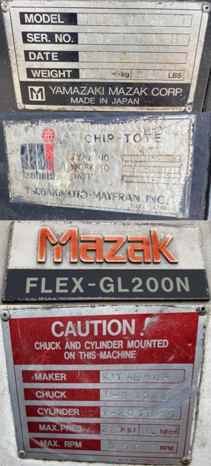 Mazak / Yamazaki FLEX-GL 200N-MLTPLX 630 1er Main - Torno de metal: foto 5 Mazak / Yamazaki FLEX-GL 200N-MLTPLX 630 1er Main - Torno de metal: foto 5