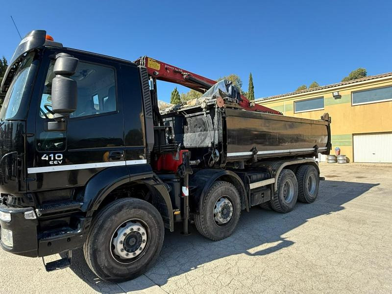 Iveco TRAKKER 410 EEV BI-BENNE GRUE MARREL 8X4 - Camión volquete: foto 2 Iveco TRAKKER 410 EEV BI-BENNE GRUE MARREL 8X4 - Camión volquete: foto 2
