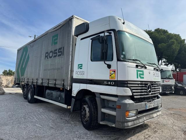 Mercedes 2540 RIDELLES PLATEAU RIDELLES BACHE HAYON - Camión lona: foto 1 Mercedes 2540 RIDELLES PLATEAU RIDELLES BACHE HAYON - Camión lona: foto 1