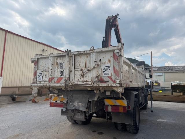 Camión volquete, Camión grúa Mercedes AXOR 1828 BENNE GRUE FASSI: foto 6