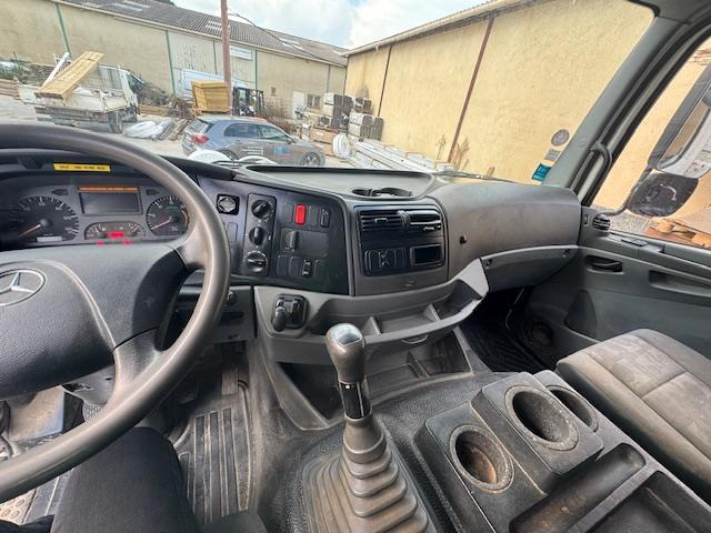 Camión volquete, Camión grúa Mercedes AXOR 1828 BENNE GRUE FASSI: foto 9