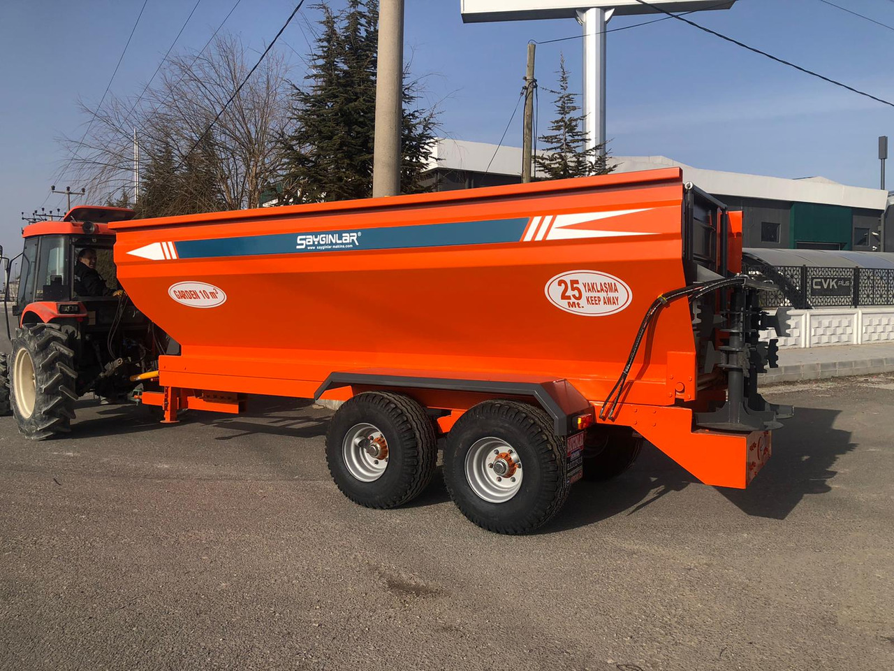 Esparcidor de estiércol nuevo SAYGINLAR GARDEN 10 TON: foto 6 Esparcidor de estiércol nuevo SAYGINLAR GARDEN 10 TON: foto 6