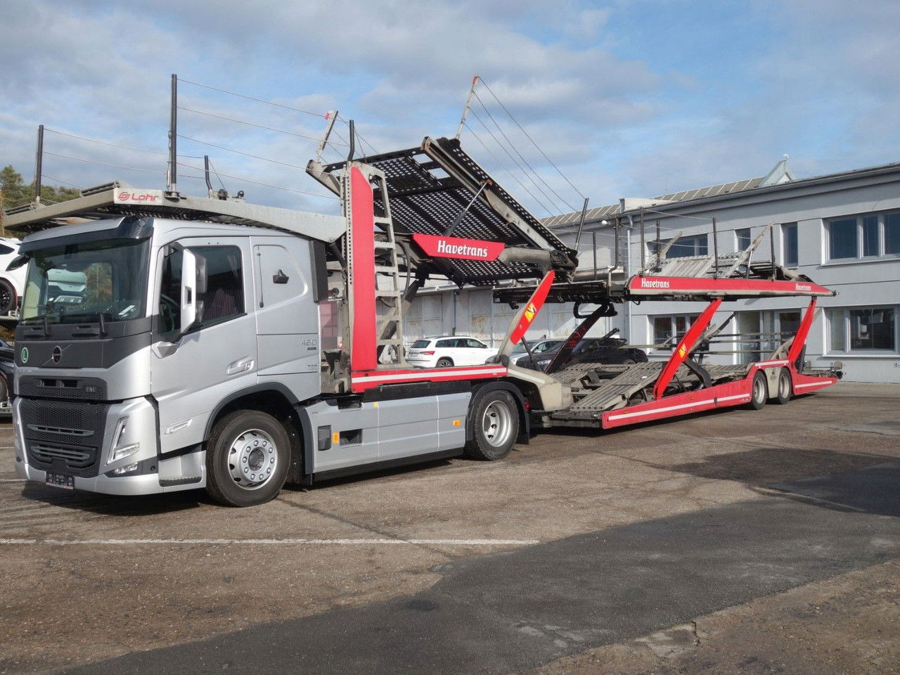 Volvo FM 13 460 Neue, Retarder , Euro Lohr 2018 - Camión portavehículos: foto 2 Volvo FM 13 460 Neue, Retarder , Euro Lohr 2018 - Camión portavehículos: foto 2