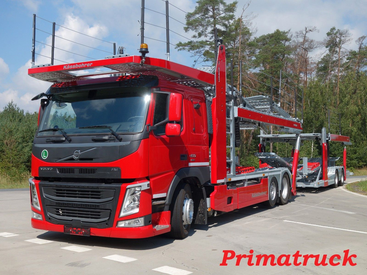 Volvo FM 460 6x2 Kassbohre Metago Pro / Intago tt, VDI - Camión portavehículos: foto 1 Volvo FM 460 6x2 Kassbohre Metago Pro / Intago tt, VDI - Camión portavehículos: foto 1
