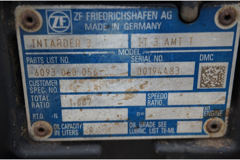 Caja de cambios para Camión ZF 12AS2131DD+INT3  81.32004-6369: foto 6