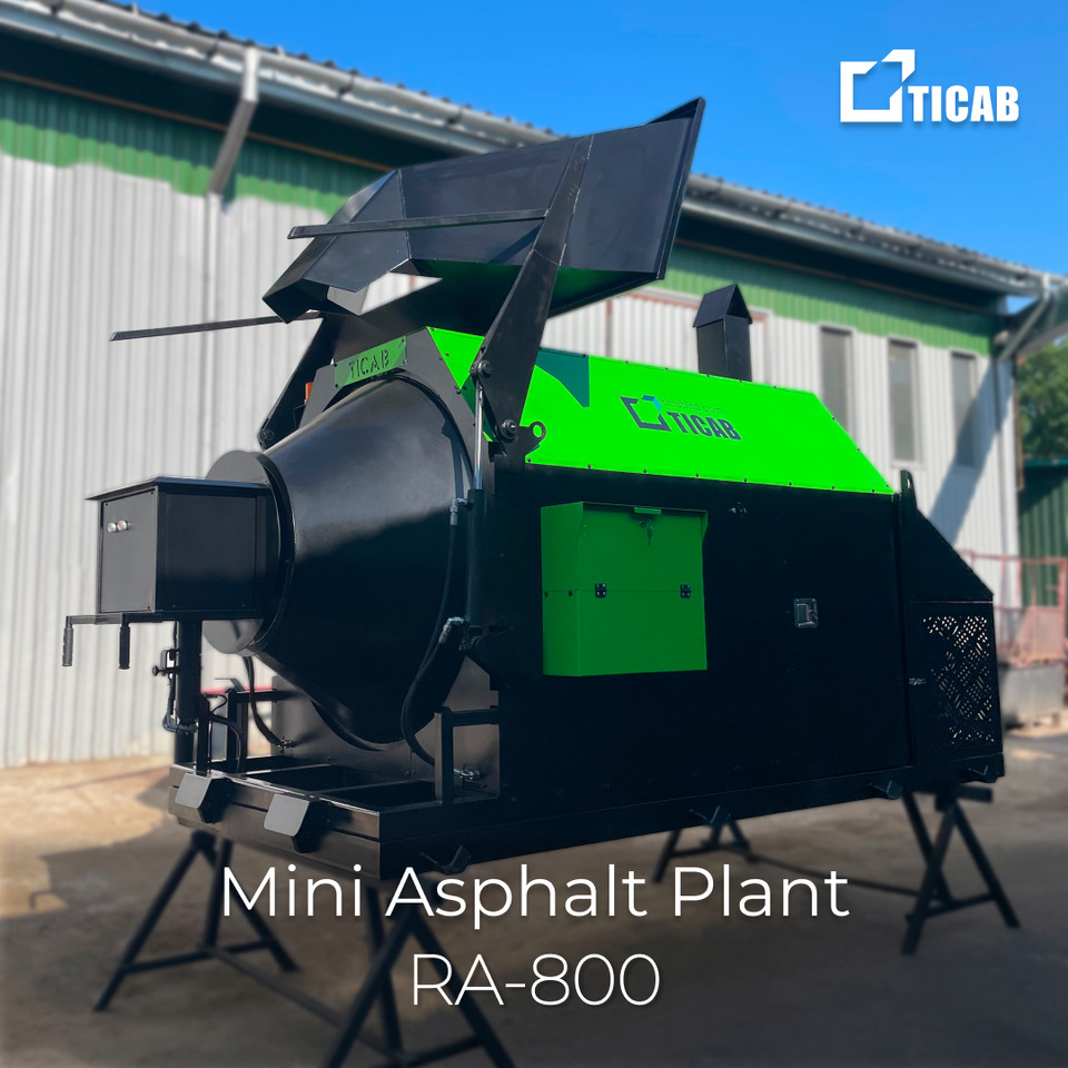 TICAB New Mini-asphalt plant, Asphalt Recycler, Manufacturer, 2.0 t per hour - Planta de asfalto: foto 1 TICAB New Mini-asphalt plant, Asphalt Recycler, Manufacturer, 2.0 t per hour - Planta de asfalto: foto 1