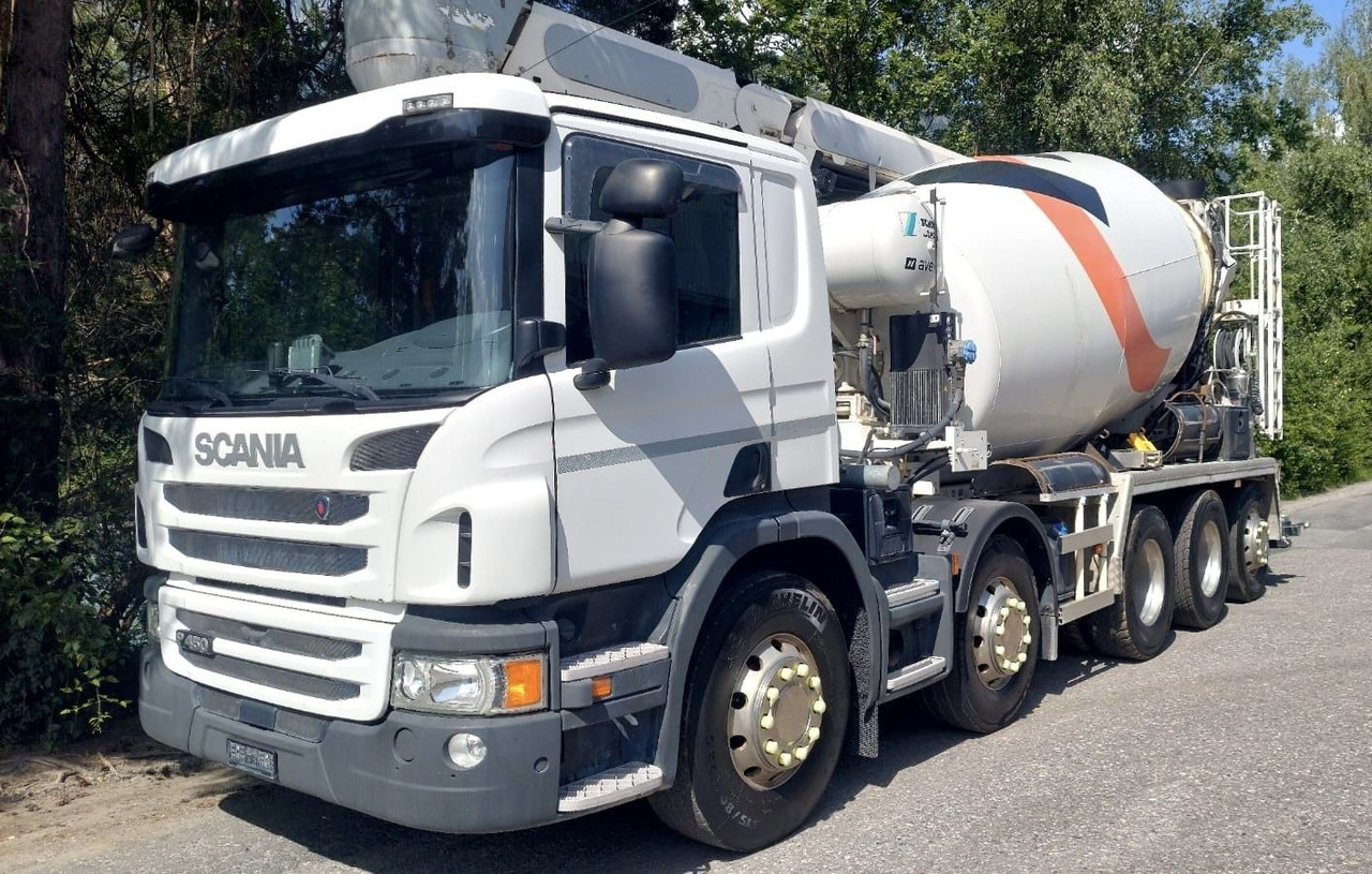 Scania P450 LB 10x4,E6,Stetter 10m³,Förderband/belt 16m - Camión hormigonera: foto 4 Scania P450 LB 10x4,E6,Stetter 10m³,Förderband/belt 16m - Camión hormigonera: foto 4