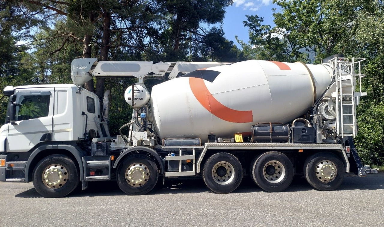 Scania P450 LB 10x4,E6,Stetter 10m³,Förderband/belt 16m - Camión hormigonera: foto 3 Scania P450 LB 10x4,E6,Stetter 10m³,Förderband/belt 16m - Camión hormigonera: foto 3