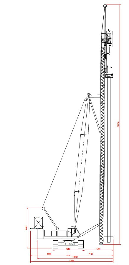 HITACHI KH300-3 PD - Grúa sobre orugas: foto 3 HITACHI KH300-3 PD - Grúa sobre orugas: foto 3