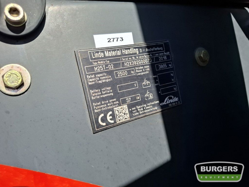 Carretilla elevadora de gas Linde H25T: foto 10