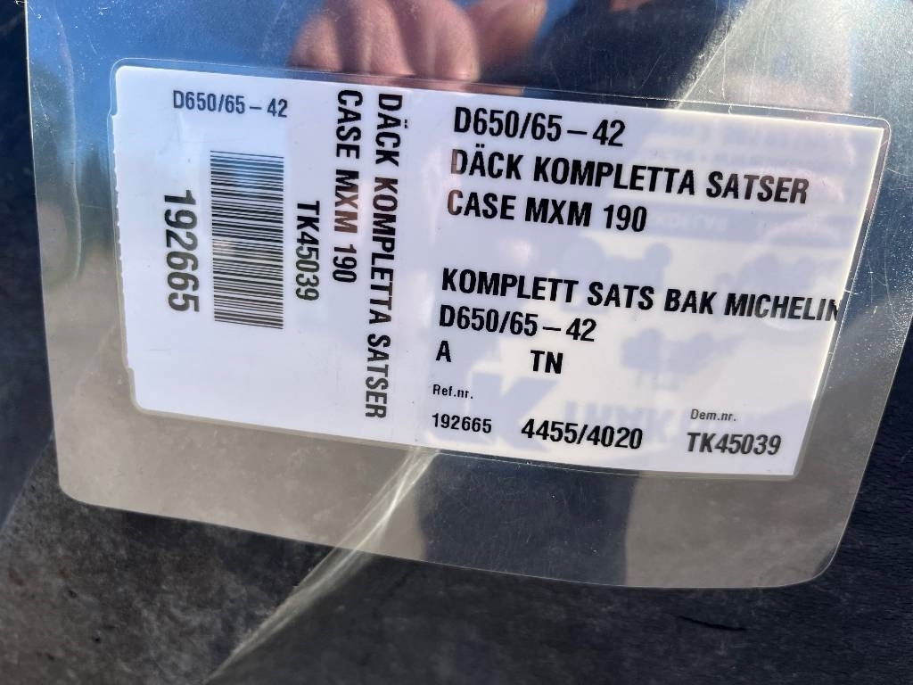 Michelin 650/65-42 hjul till Case MXM190 - Neumático para Maquinaria agrícola: foto 2 Michelin 650/65-42 hjul till Case MXM190 - Neumático para Maquinaria agrícola: foto 2