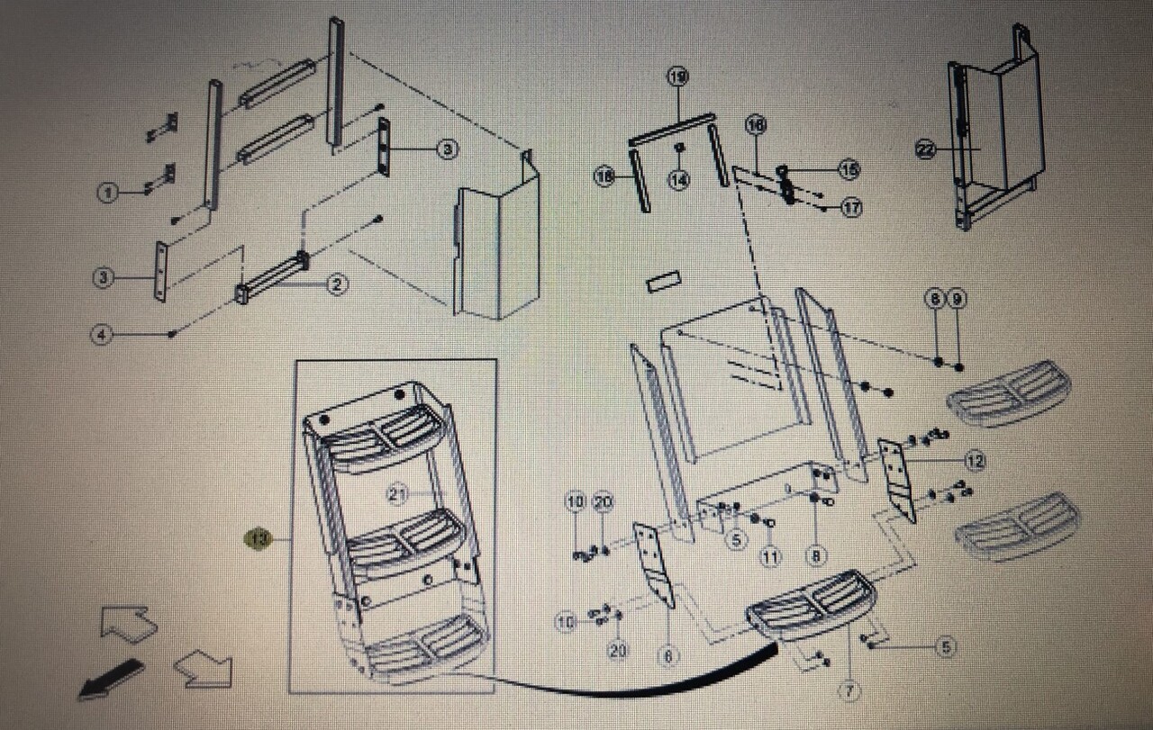 CLAAS Arion 600 640 - schody stopnie 0012609210 - Peldaño para Tractor: foto 1 CLAAS Arion 600 640 - schody stopnie 0012609210 - Peldaño para Tractor: foto 1
