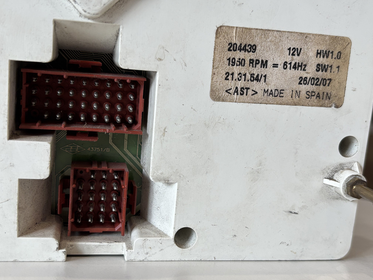 Claas Nectis 204439 00 1143 077 0 0011430770, BIMA7501369 - Salpicadero para Tractor: foto 3 Claas Nectis 204439 00 1143 077 0 0011430770, BIMA7501369 - Salpicadero para Tractor: foto 3