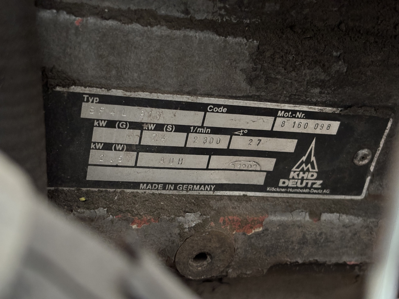 Deutz BF4L913 BF4L 913 Silnik Chłodzony Powietrzem Kompletny z Turbiną Chłodnicą - Motor para Maquinaria agrícola: foto 2 Deutz BF4L913 BF4L 913 Silnik Chłodzony Powietrzem Kompletny z Turbiną Chłodnicą - Motor para Maquinaria agrícola: foto 2