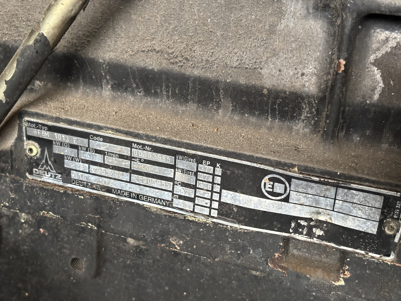 Volante de inercia para Maquinaria agrícola Deutz BF6M1013E Silnik Blok Pokrywa Obudowa Koło Zamachowe Miska Olejowa CZĘŚCI: foto 6