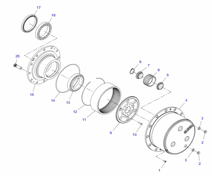Fendt 930 933 936 939 942 GEN 7 Zwolnica Kompletna Jarzmo Satelita Piasta Łożysko CZĘŚCI - Mando final para Maquinaria agrícola: foto 1 Fendt 930 933 936 939 942 GEN 7 Zwolnica Kompletna Jarzmo Satelita Piasta Łożysko CZĘŚCI - Mando final para Maquinaria agrícola: foto 1