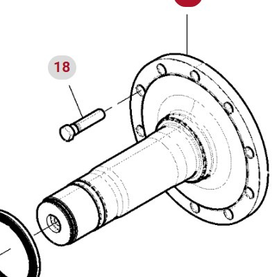Fendt 930 933 936 939 942 Vario Gen 6 Wał Osi Tylnej Zwolnicy CZĘŚCI H218PP0145162 - Mando final para Maquinaria agrícola: foto 1 Fendt 930 933 936 939 942 Vario Gen 6 Wał Osi Tylnej Zwolnicy CZĘŚCI H218PP0145162 - Mando final para Maquinaria agrícola: foto 1