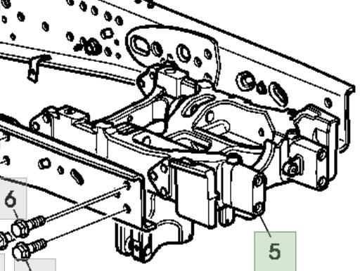 John Deere 6930 Wspornik Osi Przedniej Oś Podporowa z TLS Miękka L173793 L169280 - Eje y piezas para Maquinaria agrícola: foto 2 John Deere 6930 Wspornik Osi Przedniej Oś Podporowa z TLS Miękka L173793 L169280 - Eje y piezas para Maquinaria agrícola: foto 2